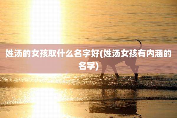 姓汤的女孩取什么名字好(姓汤女孩有内涵的名字)