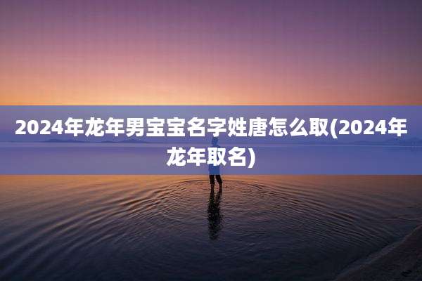 2024年龙年男宝宝名字姓唐怎么取(2024年龙年取名)