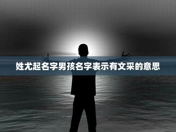 姓尤起名字男孩名字表示有文采的意思