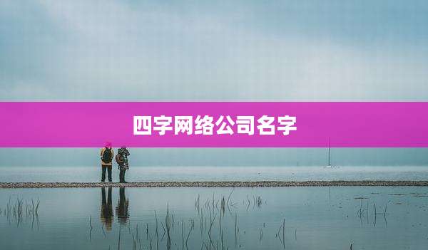 四字网络公司名字