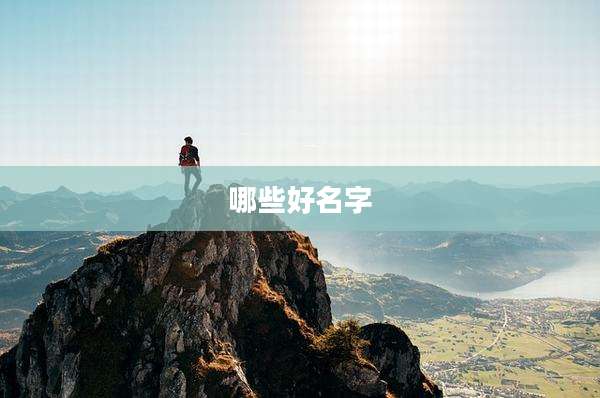 哪些好名字