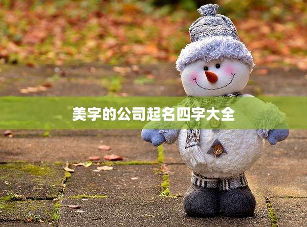 美字的公司起名四字大全
