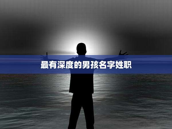 最有深度的男孩名字姓职