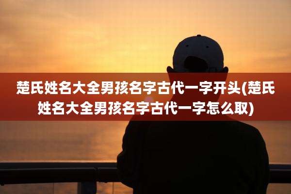 楚氏姓名大全男孩名字古代一字开头(楚氏姓名大全男孩名字古代一字怎么取)