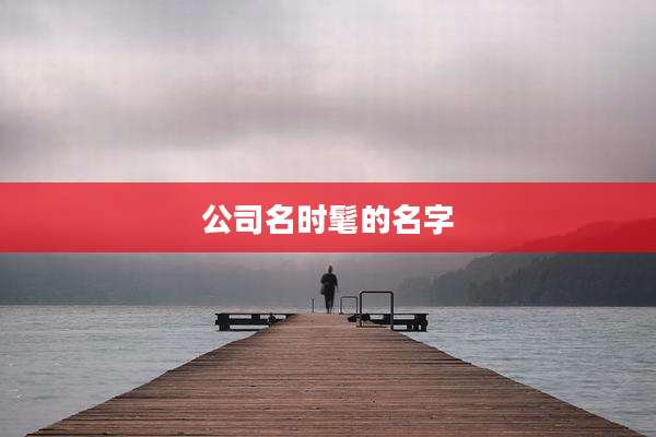 公司名时髦的名字