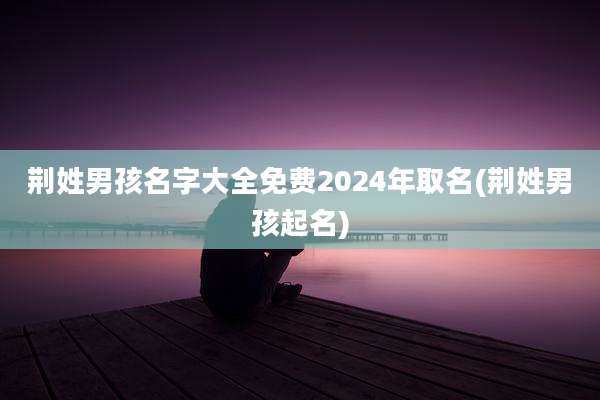 荆姓男孩名字大全免费2024年取名(荆姓男孩起名)