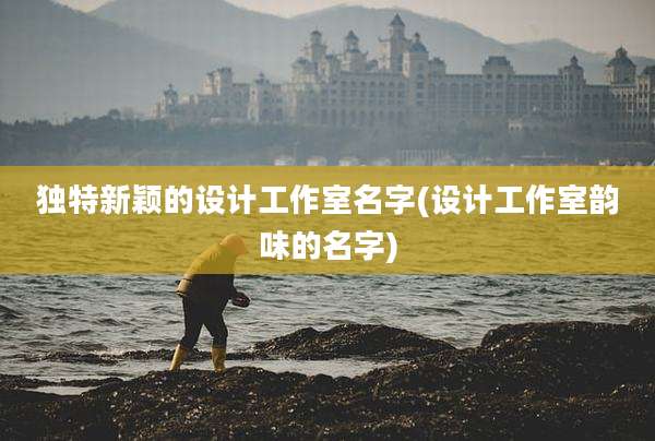 独特新颖的设计工作室名字(设计工作室韵味的名字)