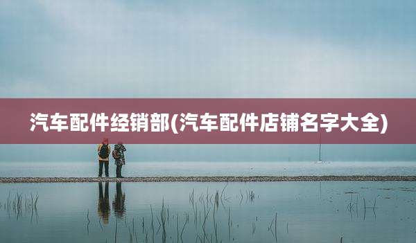 汽车配件经销部(汽车配件店铺名字大全)