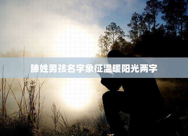 滕姓男孩名字象征温暖阳光两字