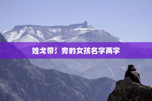 姓戈带氵旁的女孩名字两字