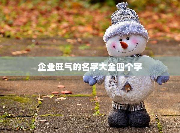 企业旺气的名字大全四个字