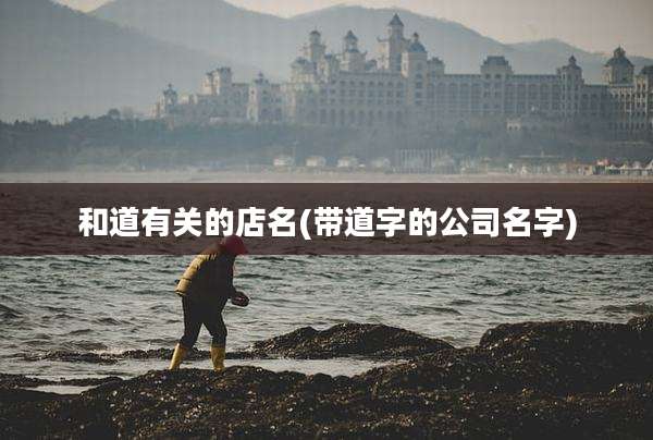 和道有关的店名(带道字的公司名字)