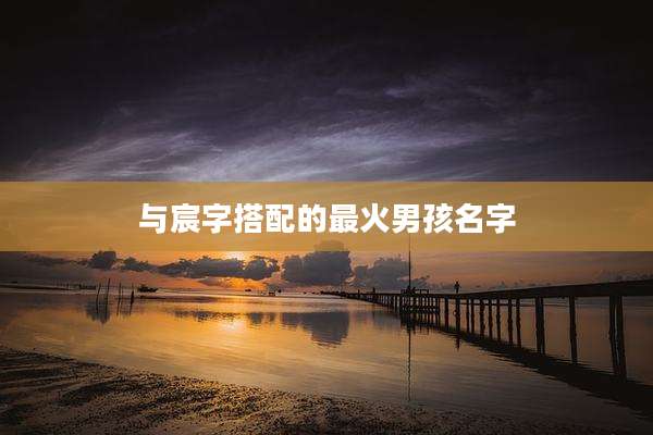 与宸字搭配的最火男孩名字