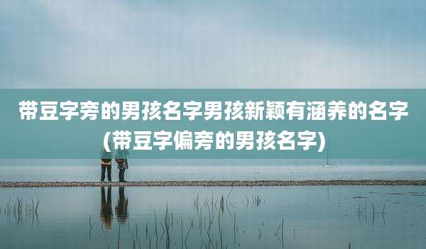 带豆字旁的男孩名字男孩新颖有涵养的名字(带豆字偏旁的男孩名字)