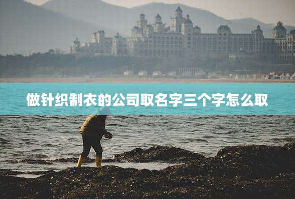 做针织制衣的公司取名字三个字怎么取