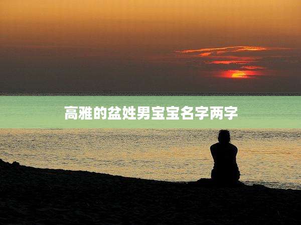 高雅的盆姓男宝宝名字两字