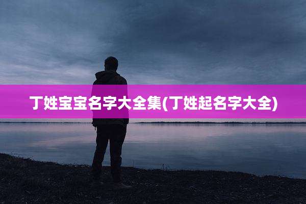 丁姓宝宝名字大全集(丁姓起名字大全)
