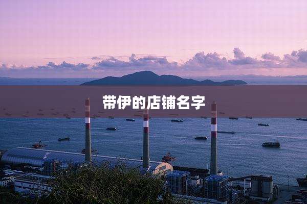带伊的店铺名字