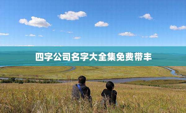 四字公司名字大全集免费带丰