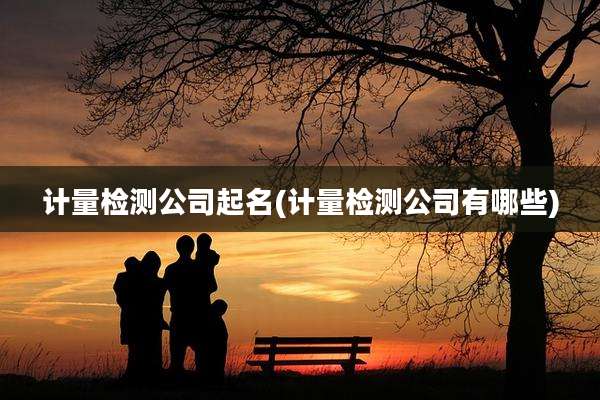 计量检测公司起名(计量检测公司有哪些)