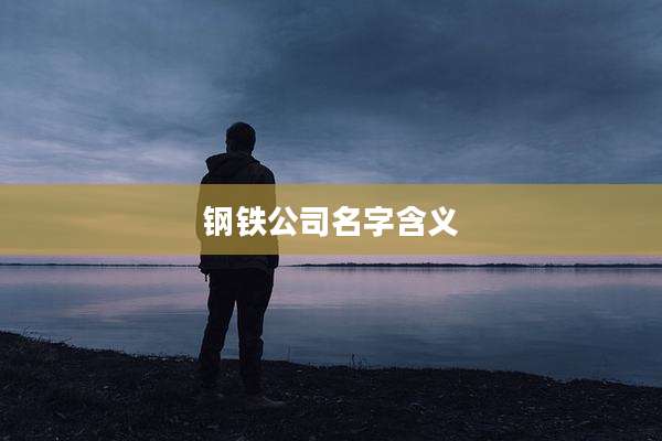 钢铁公司名字含义