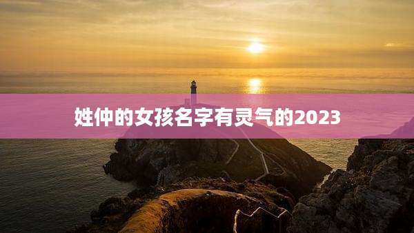 姓仲的女孩名字有灵气的2023