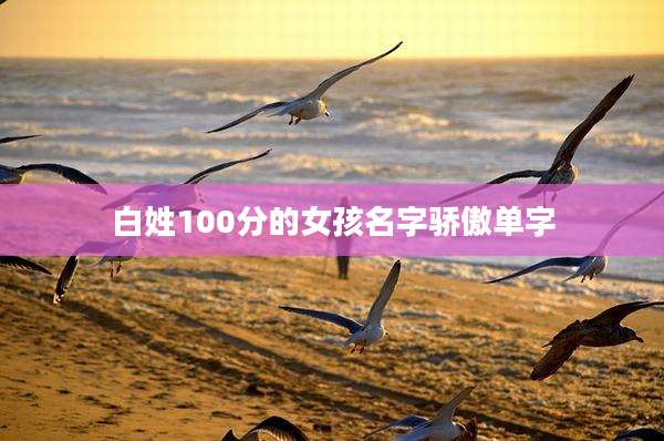 白姓100分的女孩名字骄傲单字