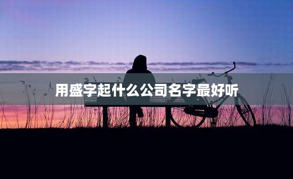 用盛字起什么公司名字最好听