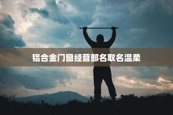 铝合金门窗经营部名取名温柔