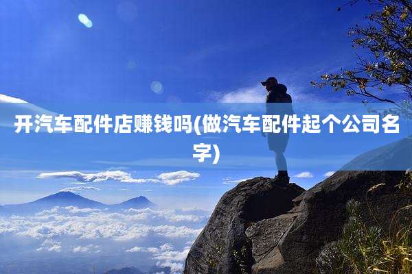 开汽车配件店赚钱吗(做汽车配件起个公司名字)