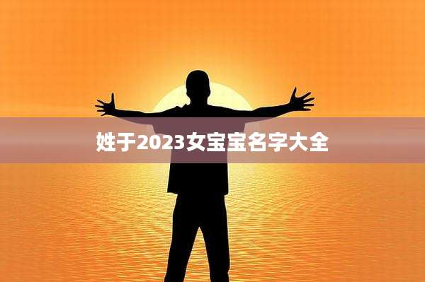 姓于2023女宝宝名字大全