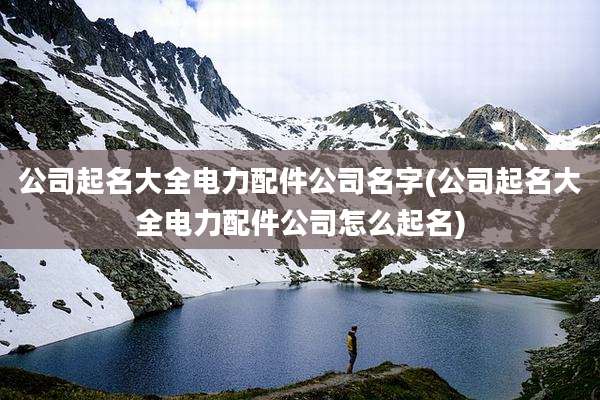 公司起名大全电力配件公司名字(公司起名大全电力配件公司怎么起名)