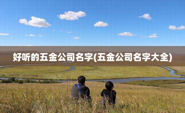 好听的五金公司名字(五金公司名字大全)