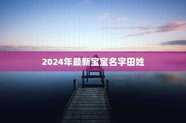 2024年最新宝宝名字田姓