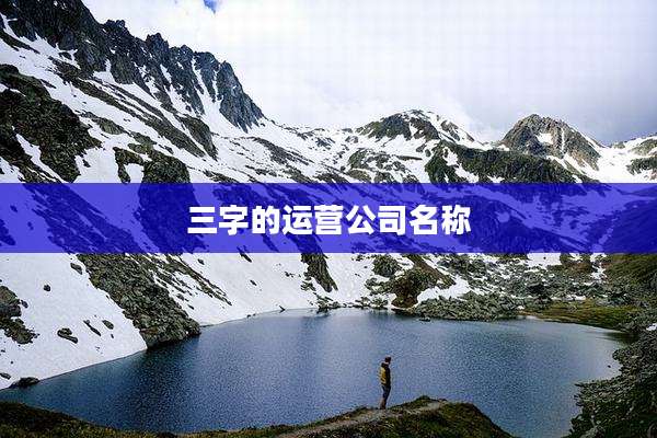 三字的运营公司名称