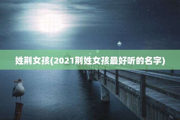 姓荆女孩(2021荆姓女孩最好听的名字)