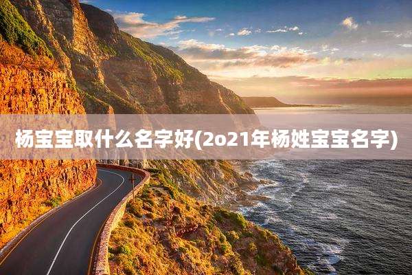杨宝宝取什么名字好(2o21年杨姓宝宝名字)