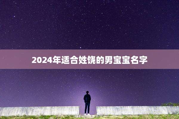 2024年适合姓饶的男宝宝名字