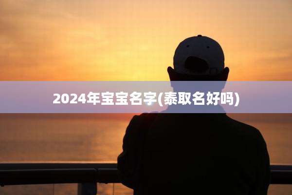 2024年宝宝名字(泰取名好吗)