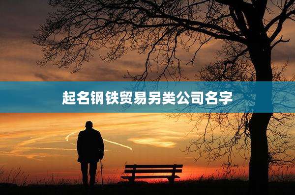 起名钢铁贸易另类公司名字