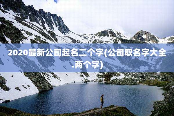 2020最新公司起名二个字(公司取名字大全.两个字)