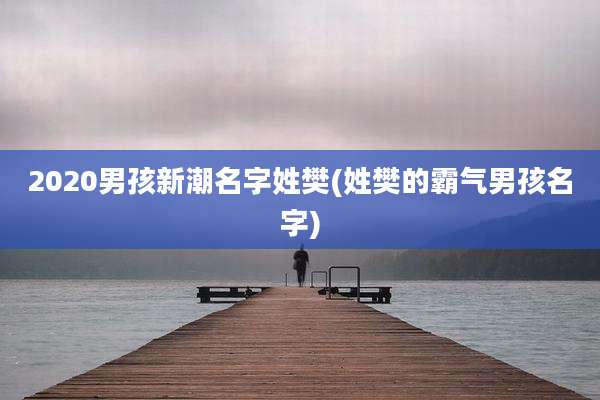 2020男孩新潮名字姓樊(姓樊的霸气男孩名字)