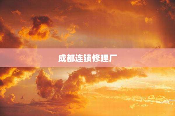成都连锁修理厂