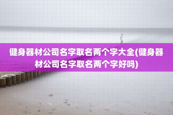 健身器材公司名字取名两个字大全(健身器材公司名字取名两个字好吗)