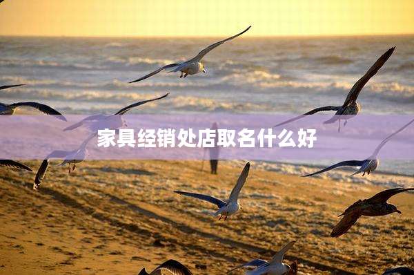 家具经销处店取名什么好