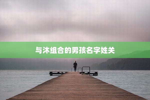 与沐组合的男孩名字姓关