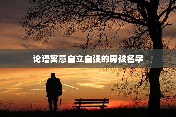 论语寓意自立自强的男孩名字
