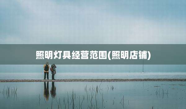 照明灯具经营范围(照明店铺)