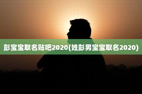 彭宝宝取名贴吧2020(姓彭男宝宝取名2020)