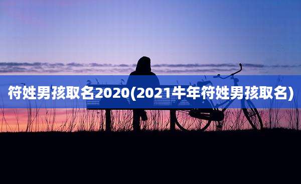 符姓男孩取名2020(2021牛年符姓男孩取名)